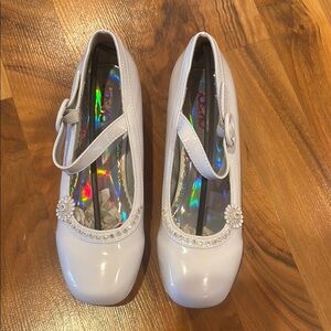 Josmo white dress Mary Jane  size‎ 3 NWOT wedding flower girl first communion